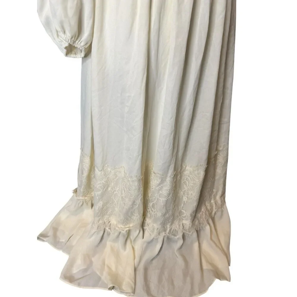 Motf White cottagecore milk maid lace White Y2K NWT Fairy Dress Stunning! Trend!